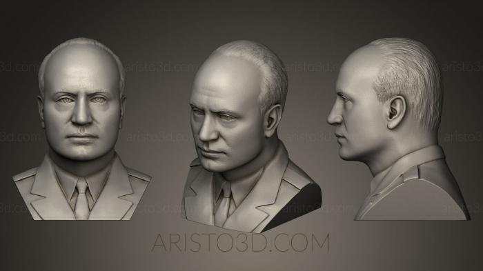 Busts and bas-reliefs of famous people (BUSTC_0049) 3D model for CNC machine